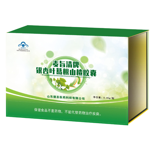 麦旨清牌银杏叶葛根山楂胶囊